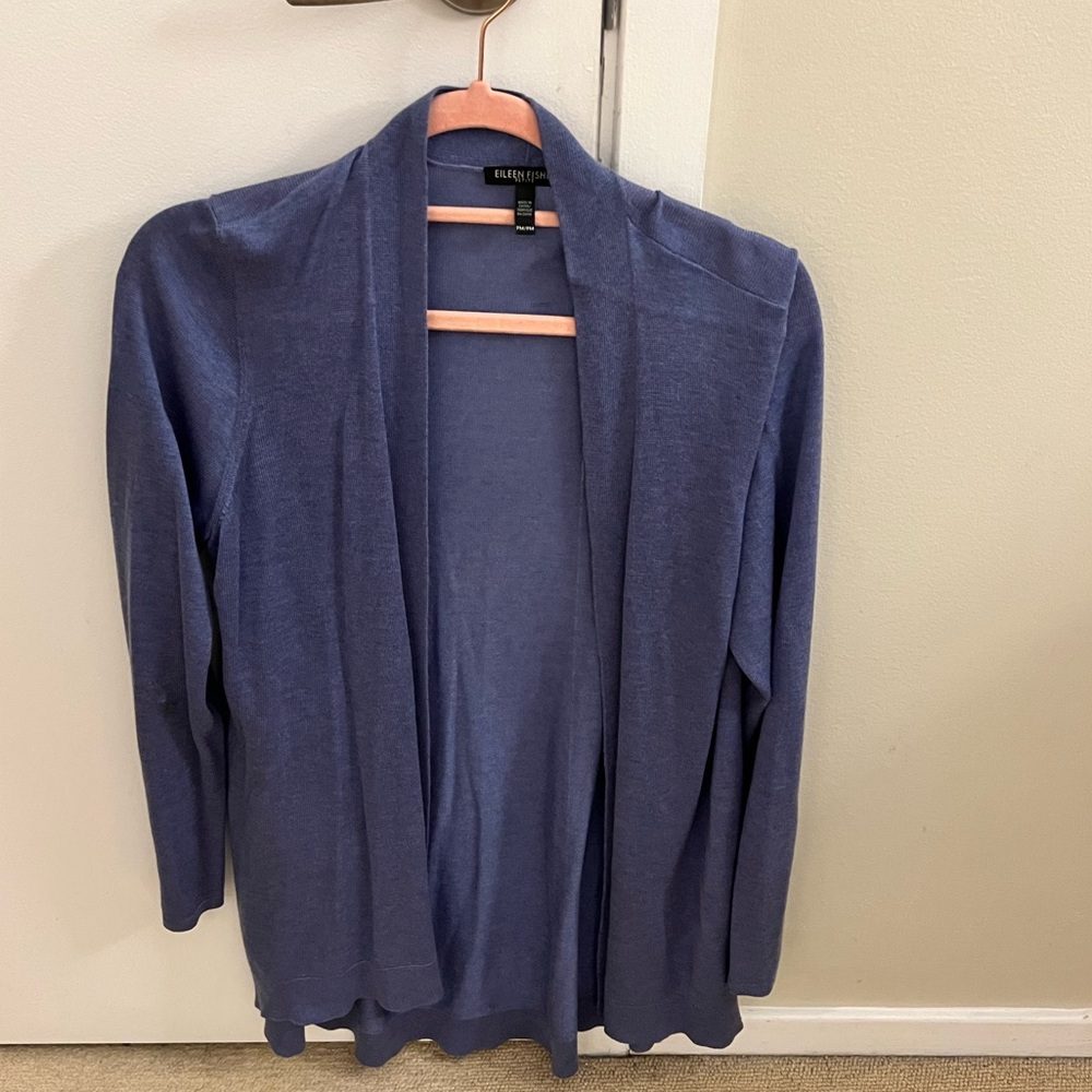Eileen Fisher open cardigan